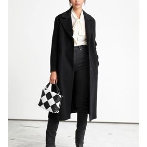 & Other Stories Oversized Alpaca Blend Coat